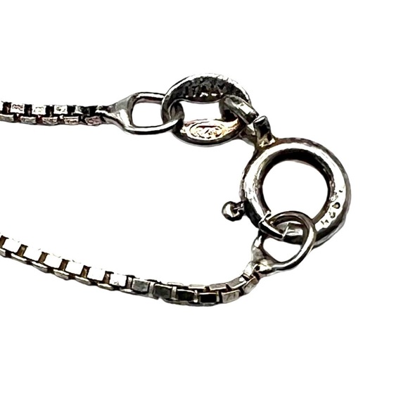 Handcrafted 925 Sterling Silver Moonstone Pendant Necklace.  A55 - Picture 9 of 9